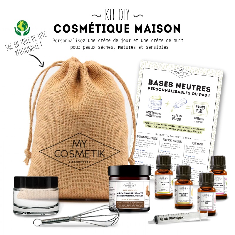 Soin sur-mesure : personnalisez 1 crème de jour + 1 crème de nuit pour les peaux sèches, matures et sensibles